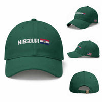 Missouri Missourian MO State Flag Baseball Cap