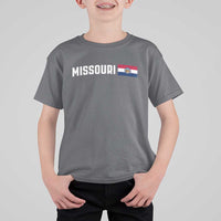 Missouri Missourian MO State Flag T Shirt For Kid