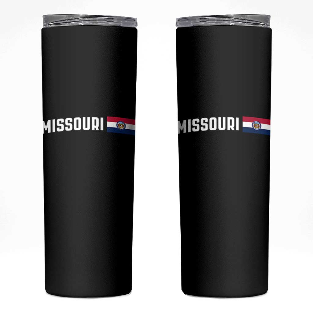 Missouri Missourian MO State Flag Skinny Tumbler