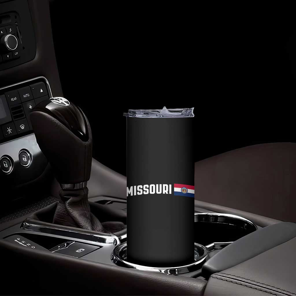 Missouri Missourian MO State Flag Skinny Tumbler