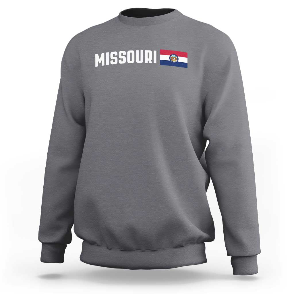 Missouri Missourian MO State Flag Sweatshirt