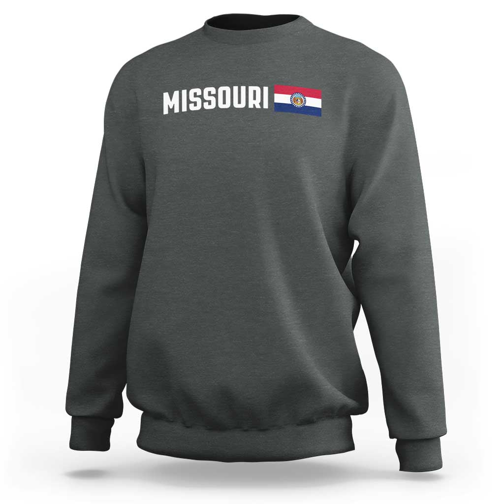 Missouri Missourian MO State Flag Sweatshirt