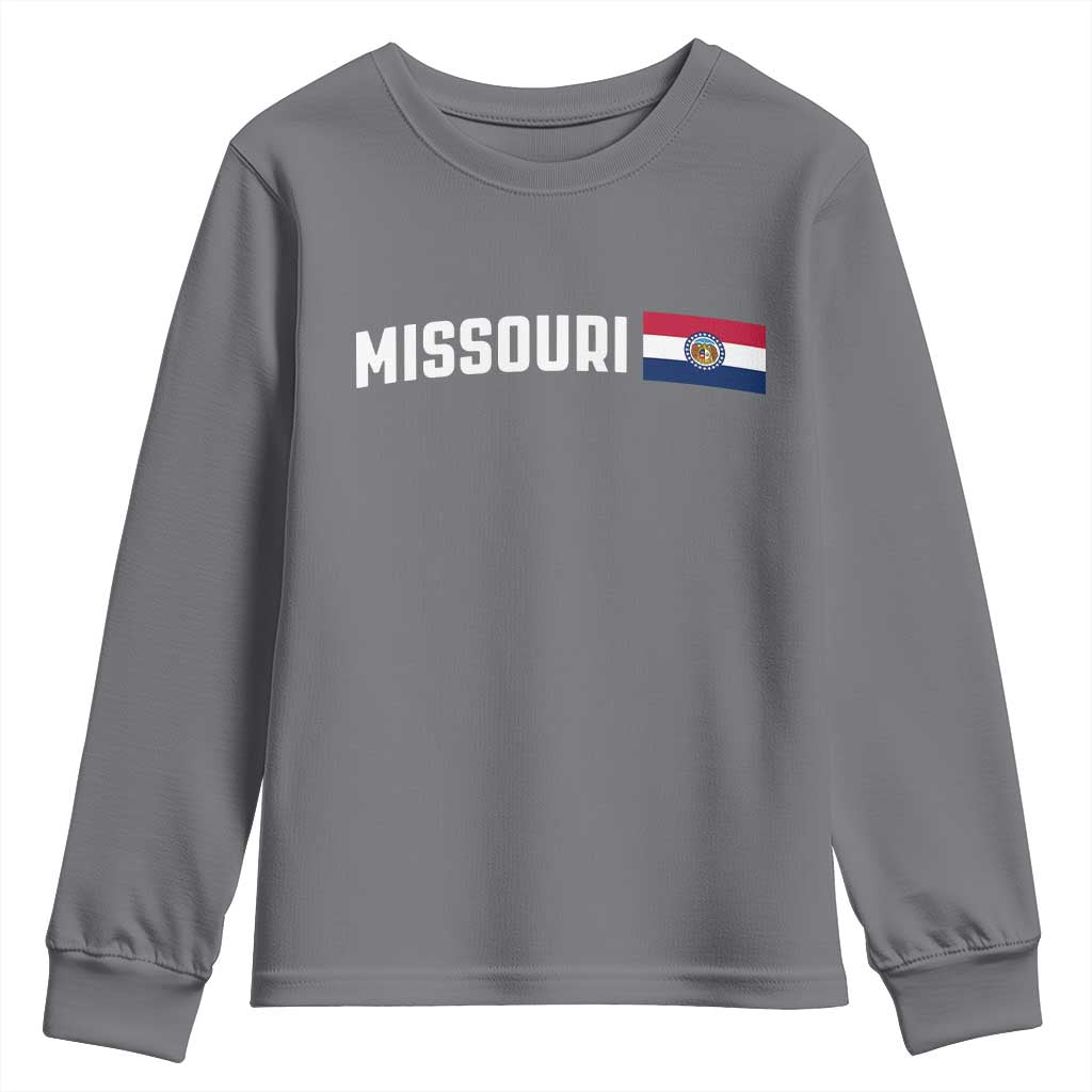 Missouri Missourian MO State Flag Youth Sweatshirt