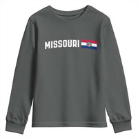 Missouri Missourian MO State Flag Youth Sweatshirt