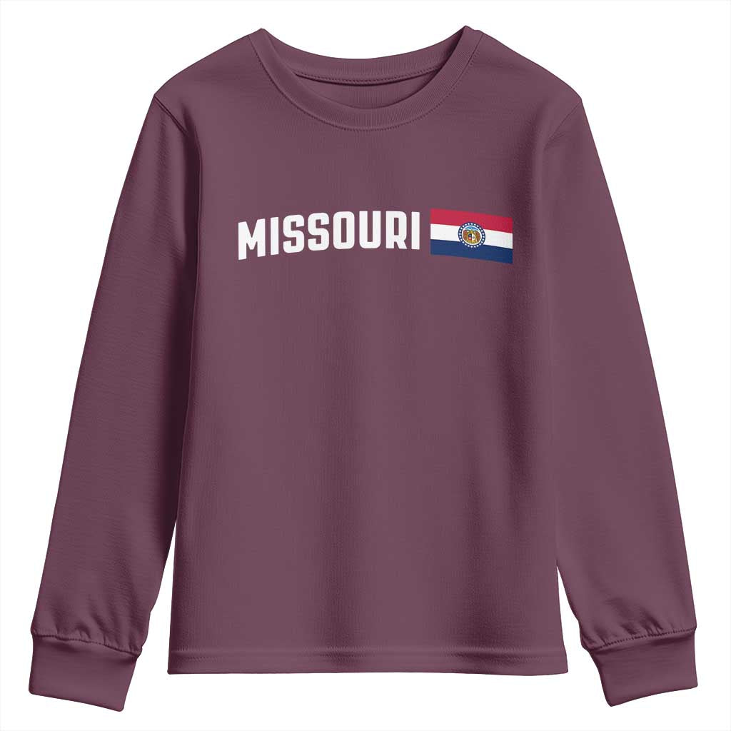 Missouri Missourian MO State Flag Youth Sweatshirt