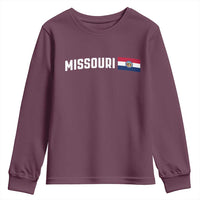 Missouri Missourian MO State Flag Youth Sweatshirt