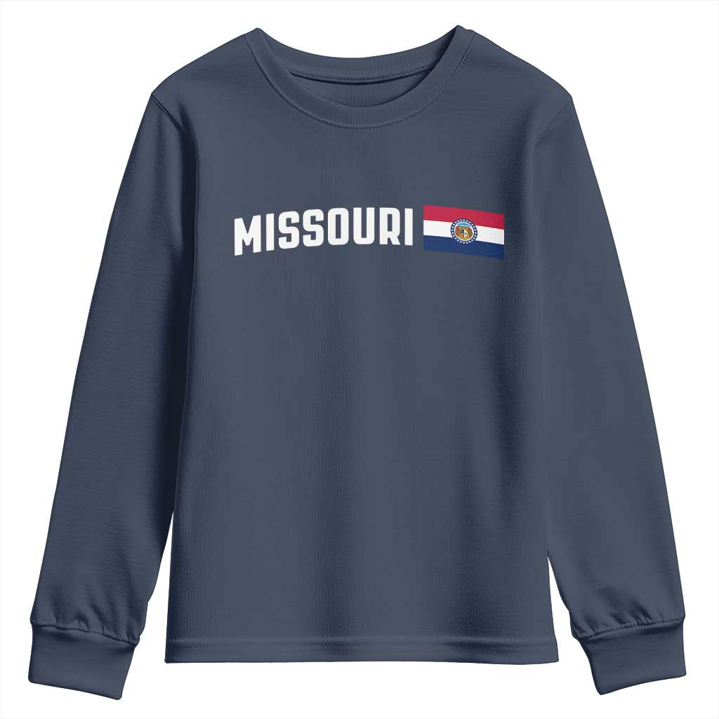 Missouri Missourian MO State Flag Youth Sweatshirt