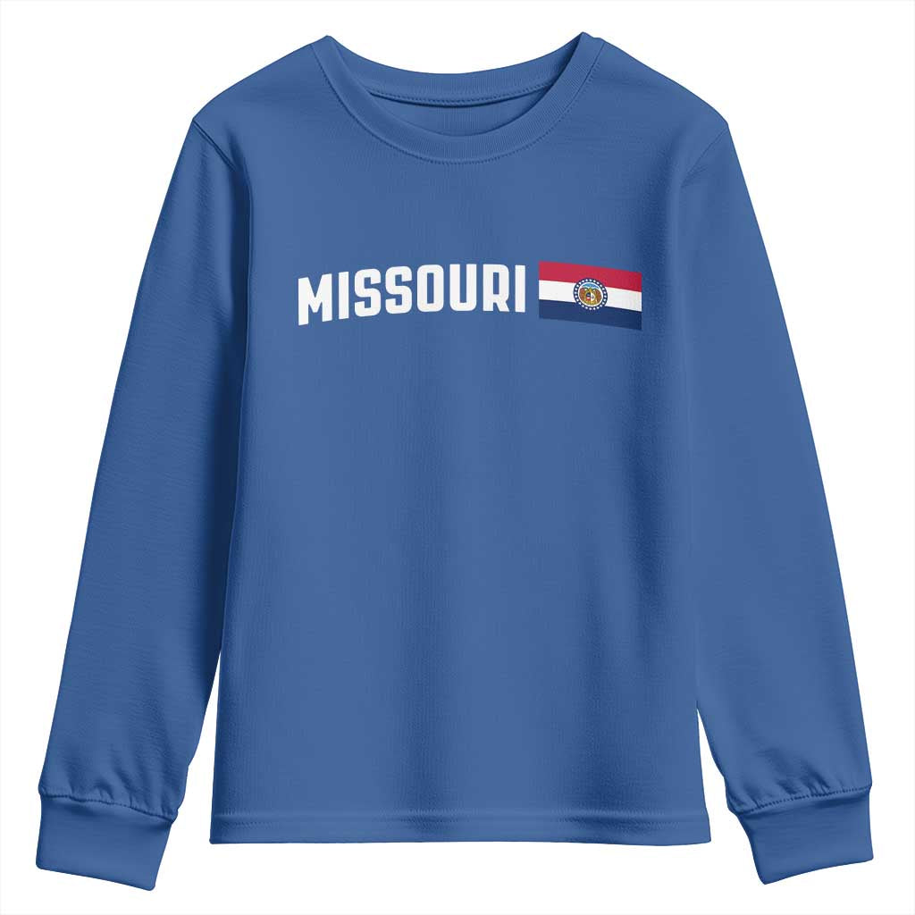 Missouri Missourian MO State Flag Youth Sweatshirt