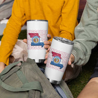 Missouri Flag Map State Distressed Tumbler Cup