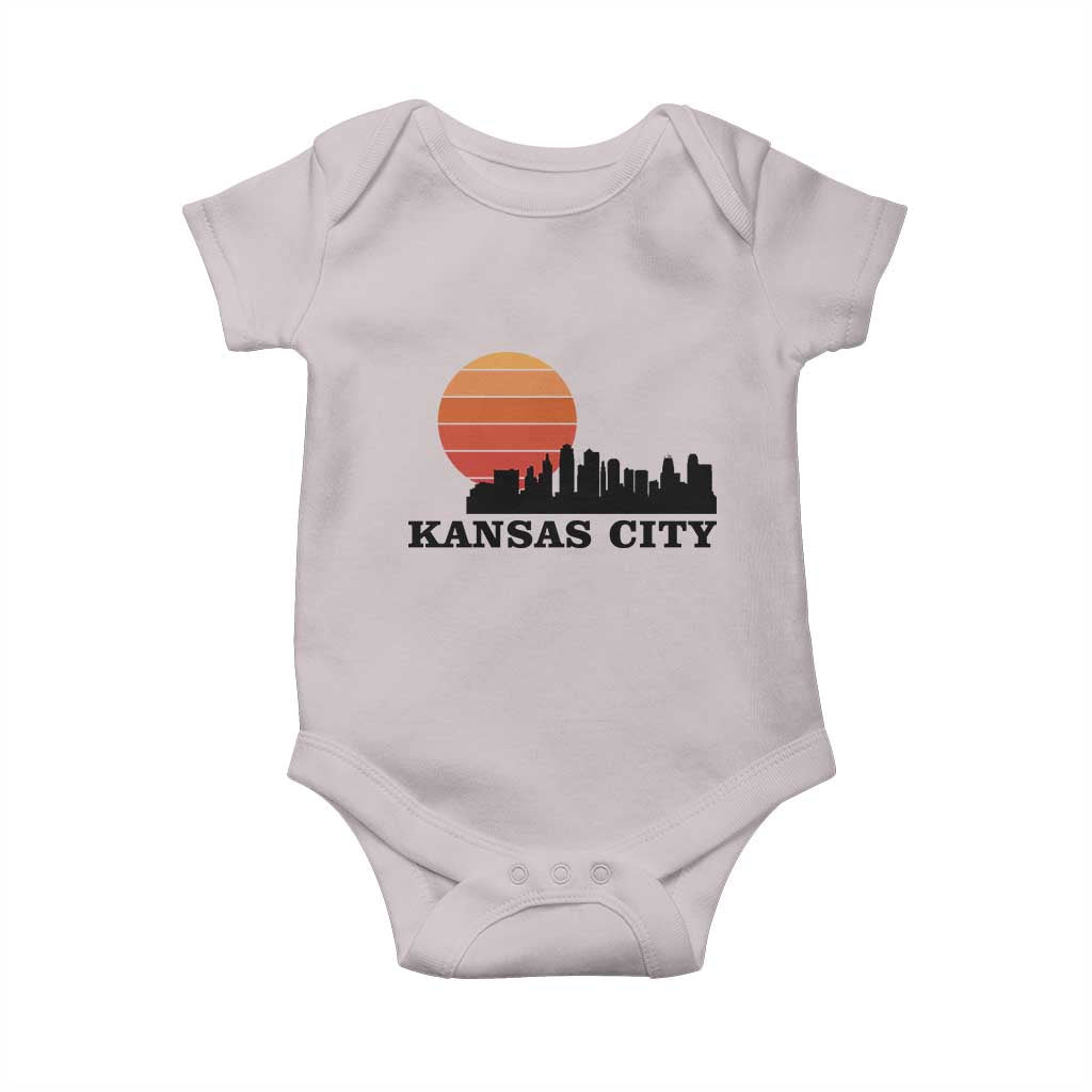 Kansas City Missouri Retro 80s Style Baby Onesie