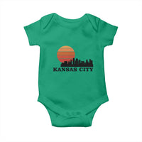 Kansas City Missouri Retro 80s Style Baby Onesie