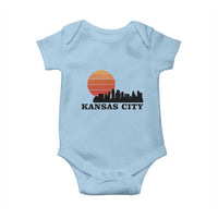Kansas City Missouri Retro 80s Style Baby Onesie