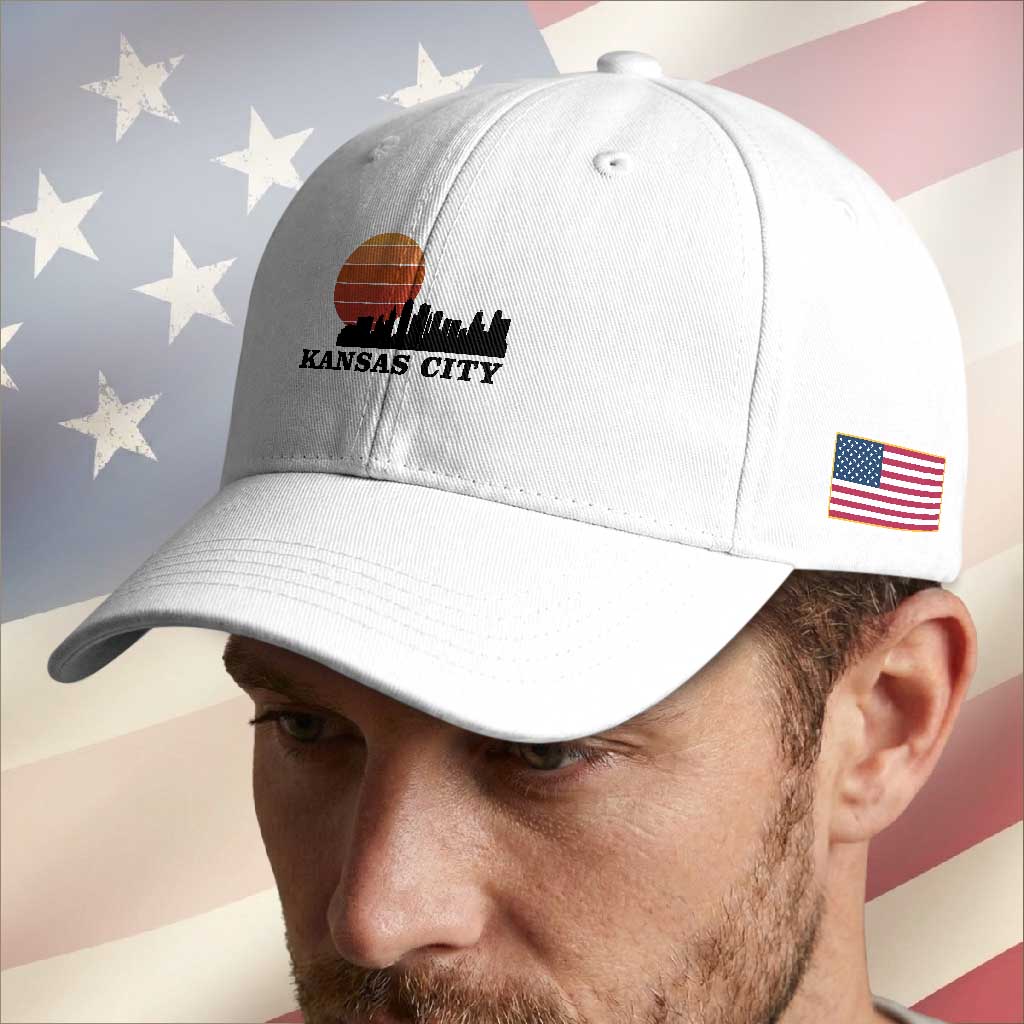 Kansas City Missouri Retro 80s Style Baseball Cap