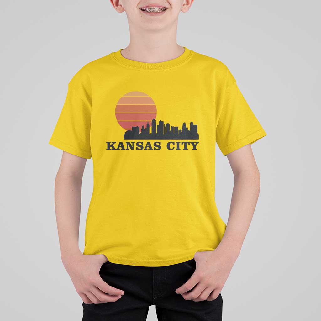 Kansas City Missouri Retro 80s Style T Shirt For Kid