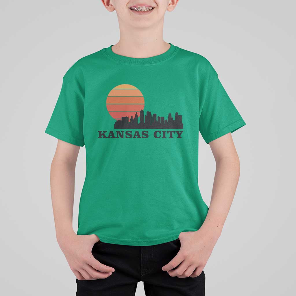 Kansas City Missouri Retro 80s Style T Shirt For Kid