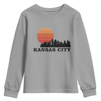 Kansas City Missouri Retro 80s Style Youth Sweatshirt