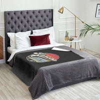 Kansas City Missouri Retro 80s Established 1861 Throw Blanket
