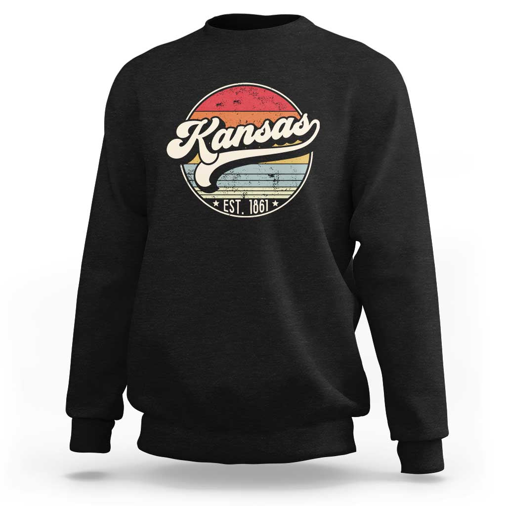 Kansas City Missouri Retro 80s Established 1861 Sweatshirt