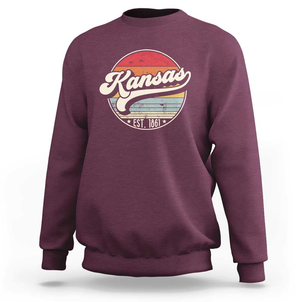 Kansas City Missouri Retro 80s Established 1861 Sweatshirt
