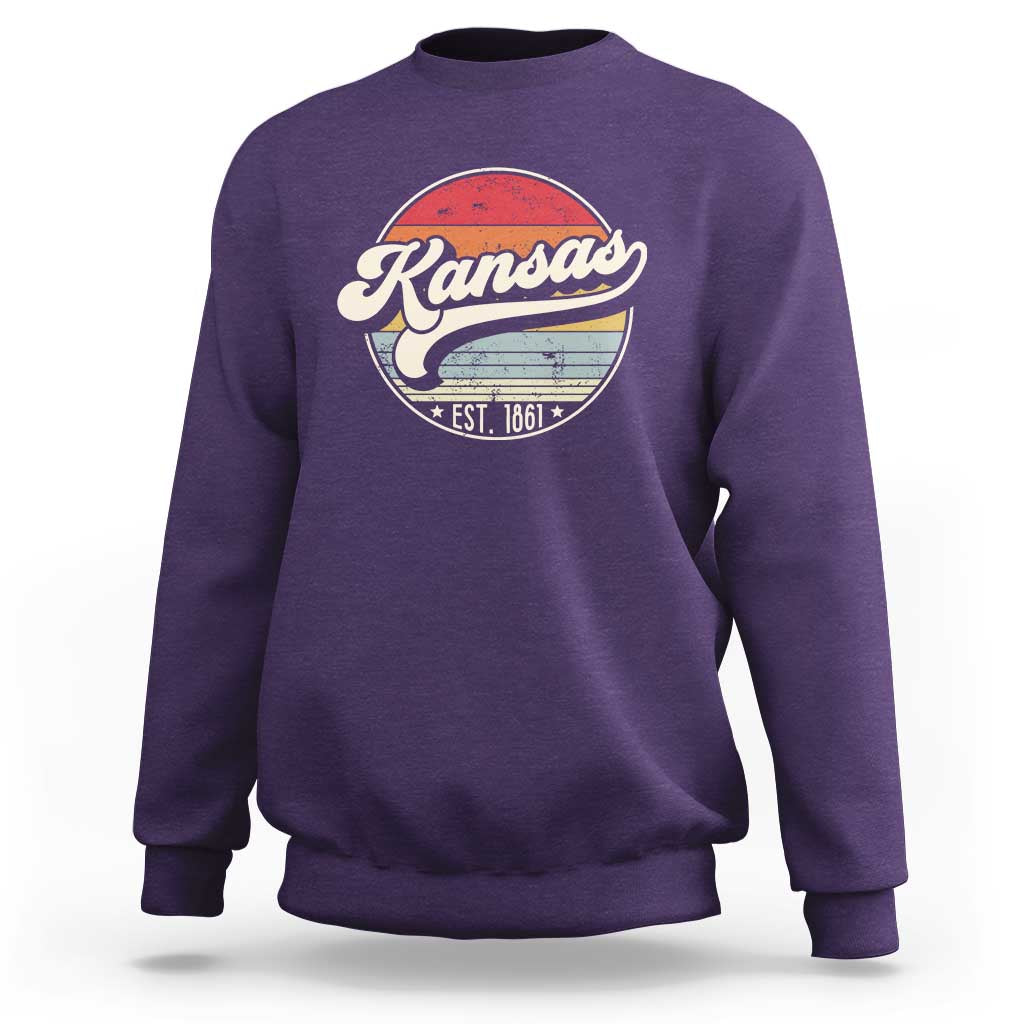 Kansas City Missouri Retro 80s Established 1861 Sweatshirt