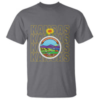 Retro Kansas Flag Vintage KS Souvenir T Shirt