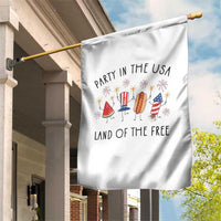 Patriotic Doodle Garden Flag Watermelon Hotdog Firework Cute Fourth of July