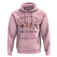 Patriotic Doodle Hoodie Watermelon Hotdog Firework Cute Fourth of July