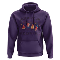 Patriotic Doodle Hoodie Watermelon Hotdog Firework Cute Fourth of July