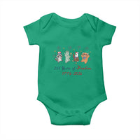 250 Years Of Freedom Baby Onesie Patriotic Doodle America Raccoon Goose Highland Cow 4th of July