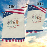 250 Years Of Freedom Patriotic Garden Flag America Raccoon Goose Highland Cow 4th of July