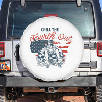 Chill The Fourth Out Spare Tire Cover Funny FDT 4th of July