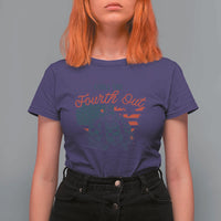 Chill The Fourth Out T Shirt For Women Funny FDT 4th of July