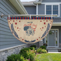 Cute Fourth of July Patriotic Fan Flag Watermelon Hotdog Firework