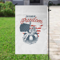 Chill The Fourth Out Garden Flag Funny Statue of Liberty 4th of July
