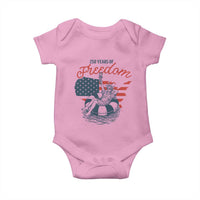 Chill The Fourth Out Baby Onesie Funny Statue of Liberty 4th of July