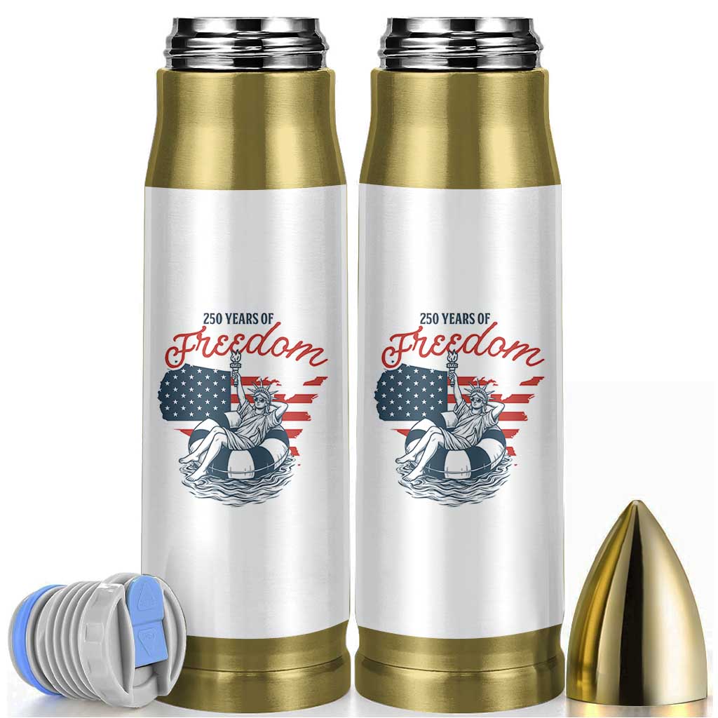 Chill The Fourth Out Bullet Tumbler Funny Statue of Liberty 4th of July