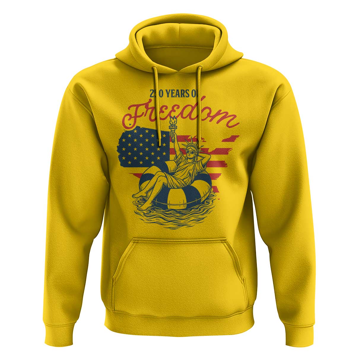 Chill The Fourth Out Hoodie Funny Statue of Liberty 4th of July