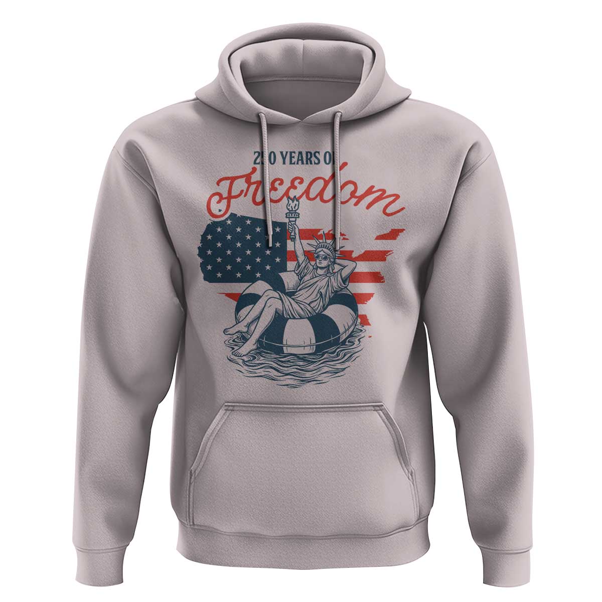 Chill The Fourth Out Hoodie Funny Statue of Liberty 4th of July