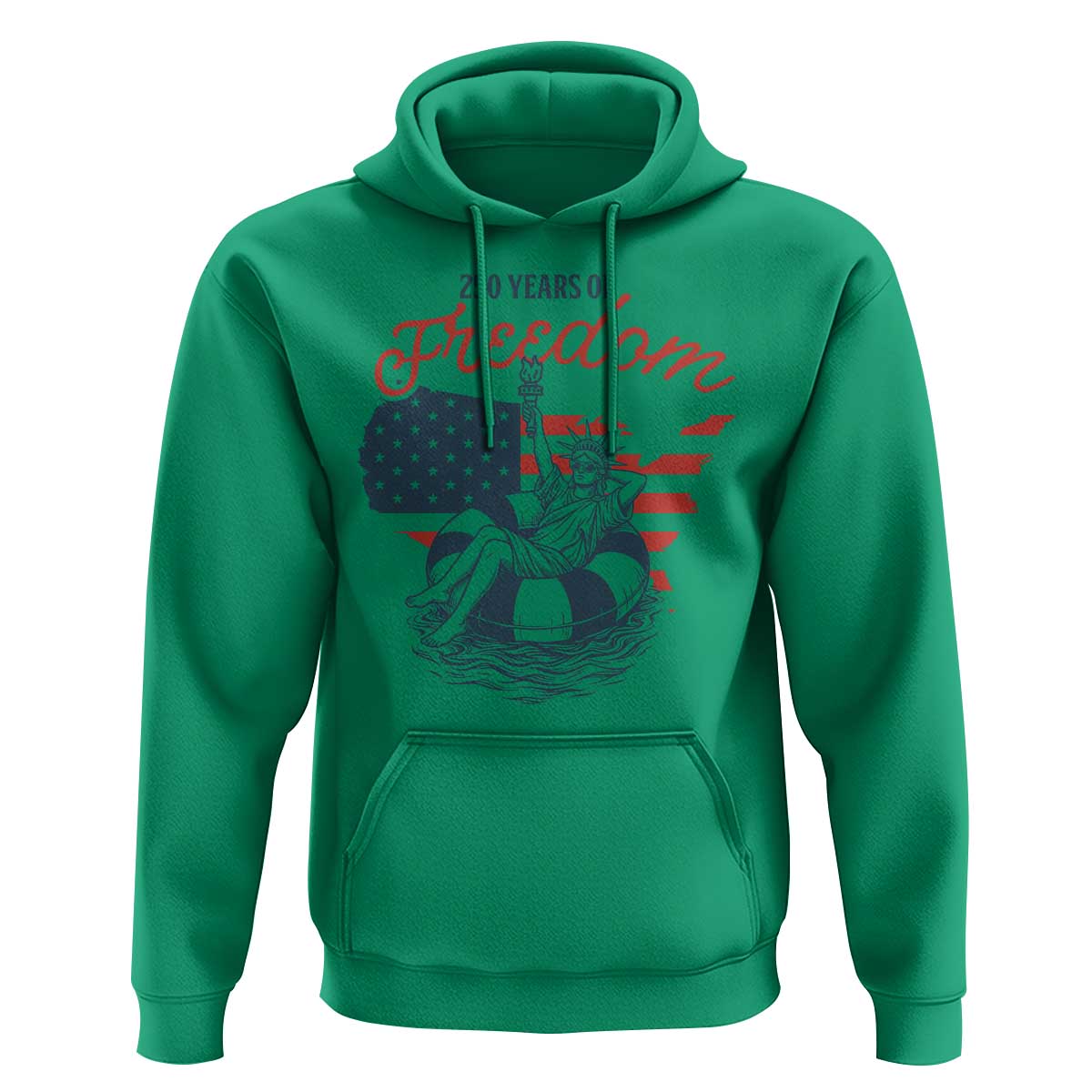 Chill The Fourth Out Hoodie Funny Statue of Liberty 4th of July
