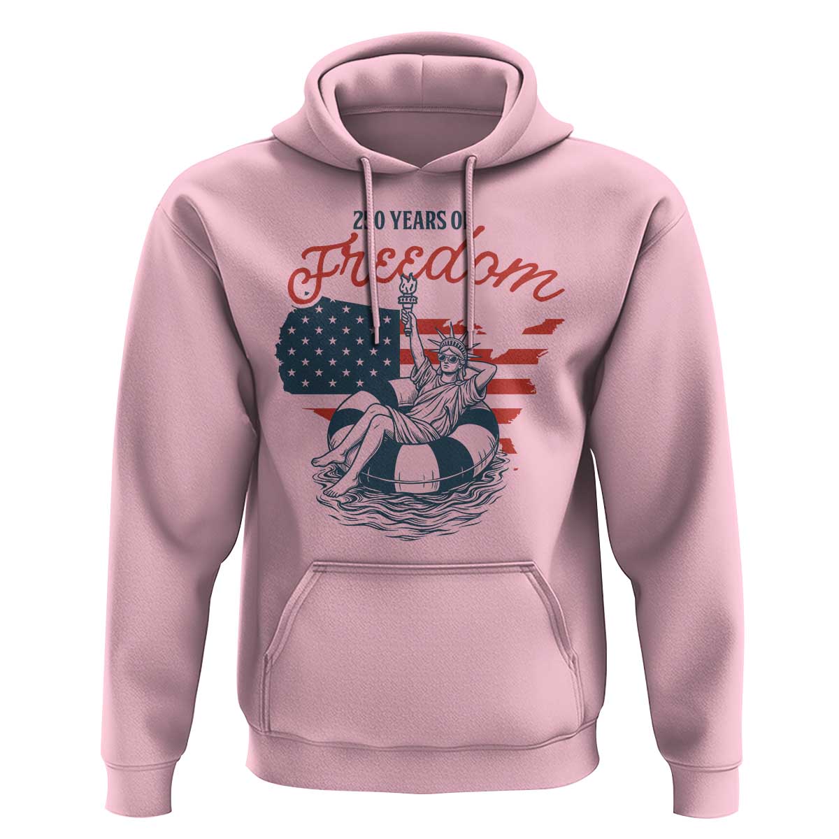 Chill The Fourth Out Hoodie Funny Statue of Liberty 4th of July