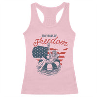 Chill The Fourth Out Racerback Tank Top Funny Statue of Liberty 4th of July