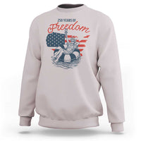 Chill The Fourth Out Sweatshirt Funny Statue of Liberty 4th of July