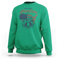 Chill The Fourth Out Sweatshirt Funny Statue of Liberty 4th of July