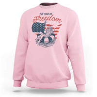 Chill The Fourth Out Sweatshirt Funny Statue of Liberty 4th of July