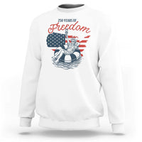 Chill The Fourth Out Sweatshirt Funny Statue of Liberty 4th of July