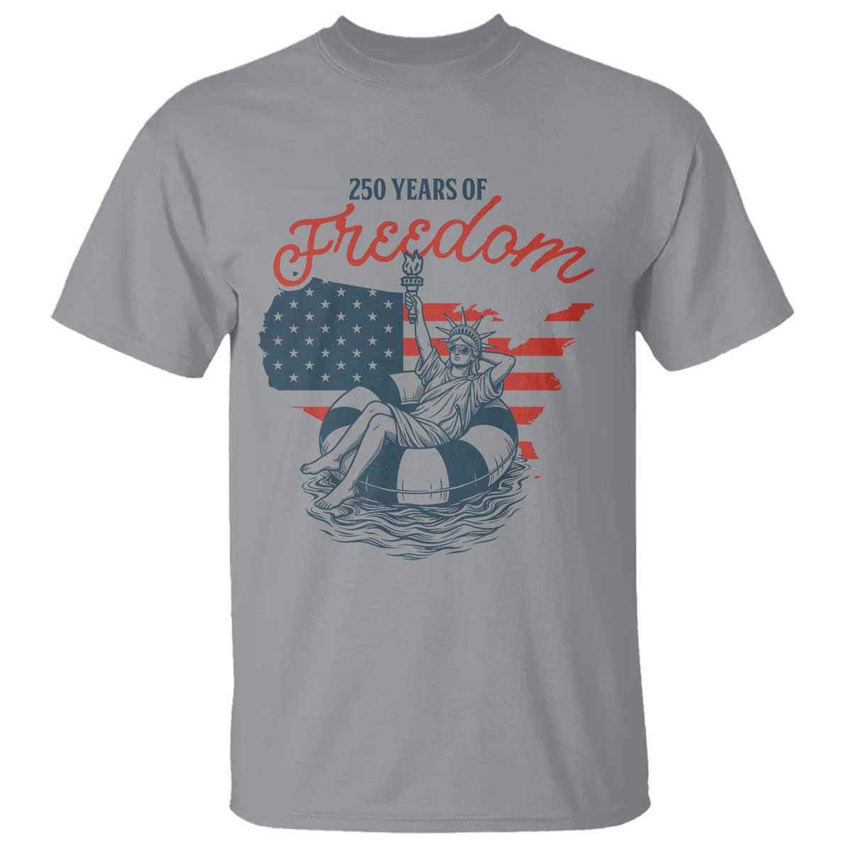 Chill The Fourth Out T Shirt Funny Statue of Liberty 4th of July