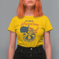 Chill The Fourth Out T Shirt For Women Funny Statue of Liberty 4th of July