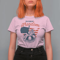 Chill The Fourth Out T Shirt For Women Funny Statue of Liberty 4th of July