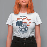 Chill The Fourth Out T Shirt For Women Funny Statue of Liberty 4th of July