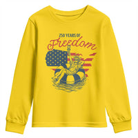 Chill The Fourth Out Youth Sweatshirt Funny Statue of Liberty 4th of July
